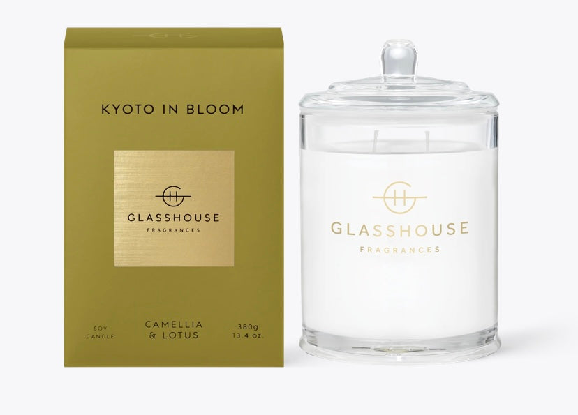Glasshouse Fragrances KYOTO BLOOM CANDLE