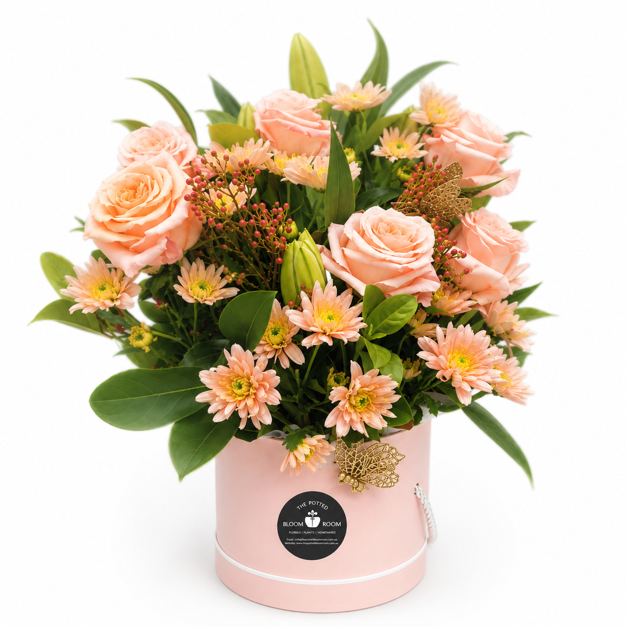 Large Hat Box Blooms - from $350