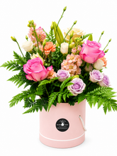 Load image into Gallery viewer, Large Hat Box Blooms - from $350
