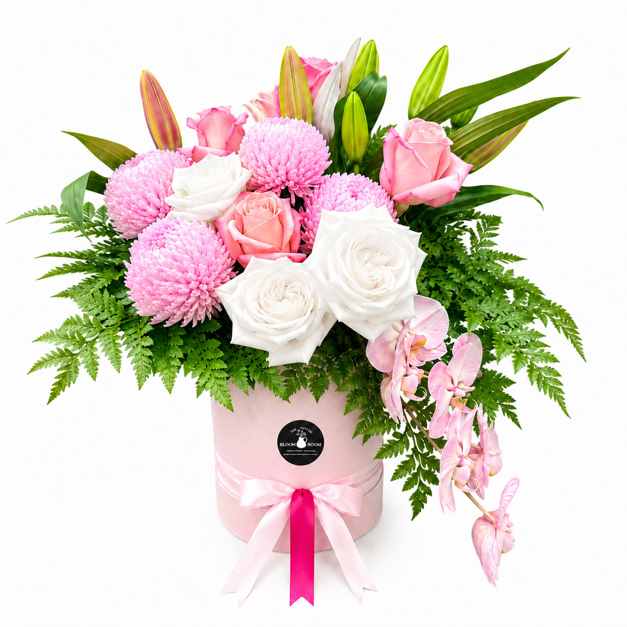 Large Hat Box Blooms - from $350