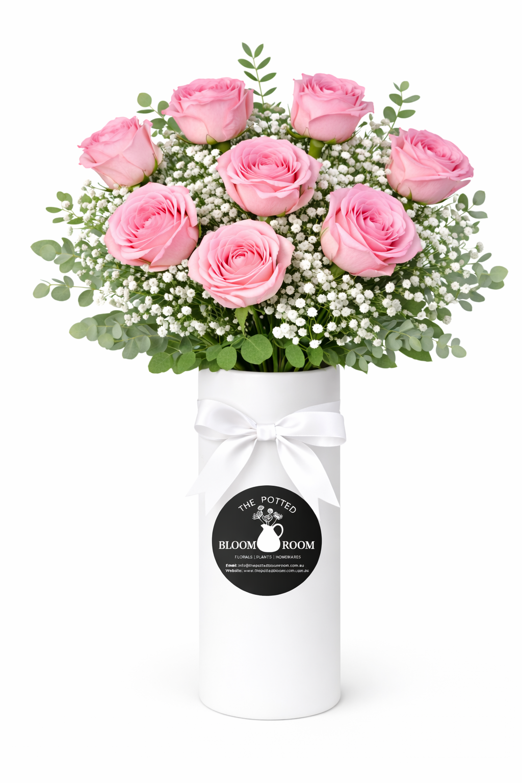 Roses & Ceramic Vessel