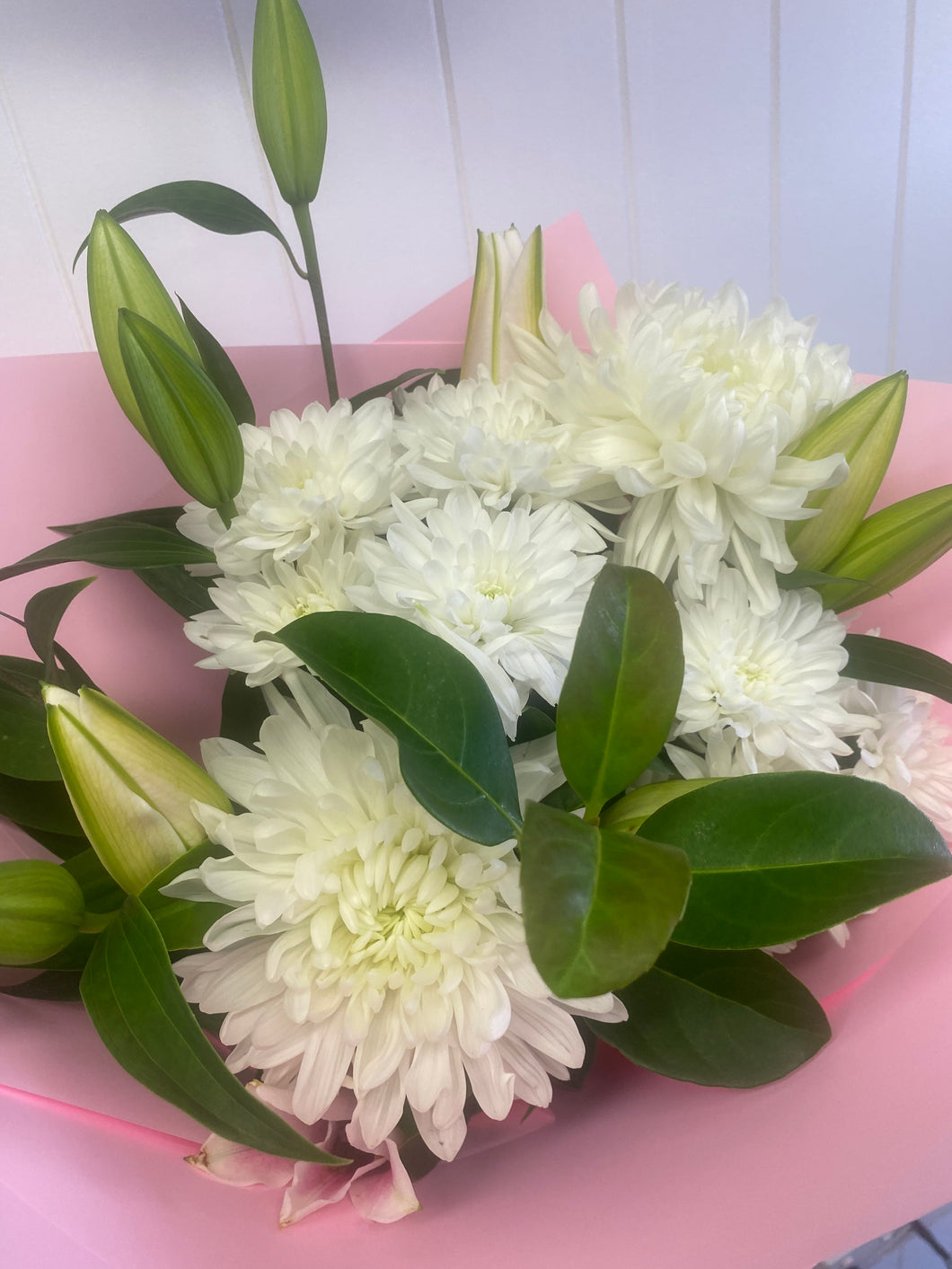 Potted Bloom CLASSIC WHITES & GREENS