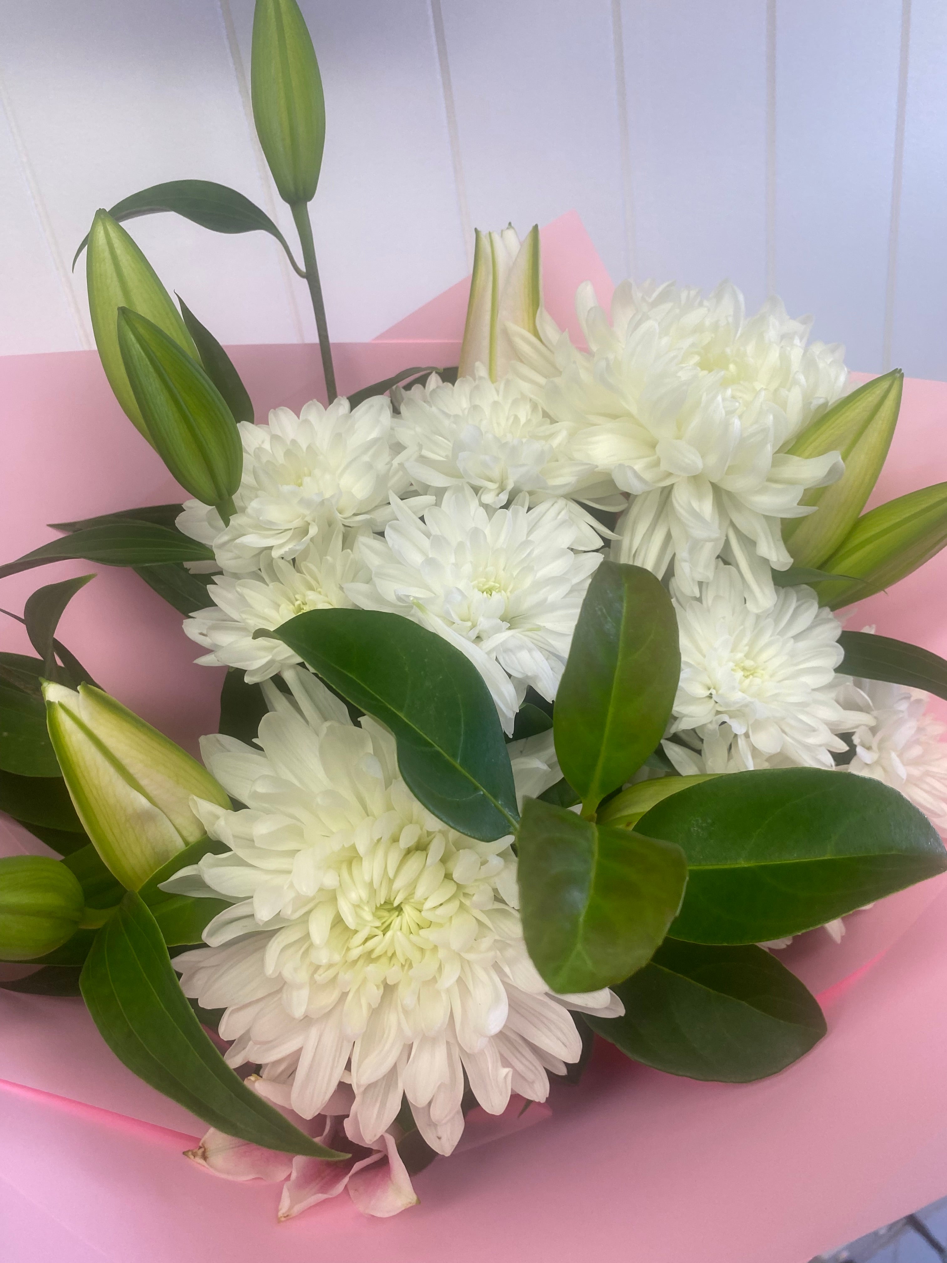 Potted Bloom CLASSIC WHITES & GREENS
