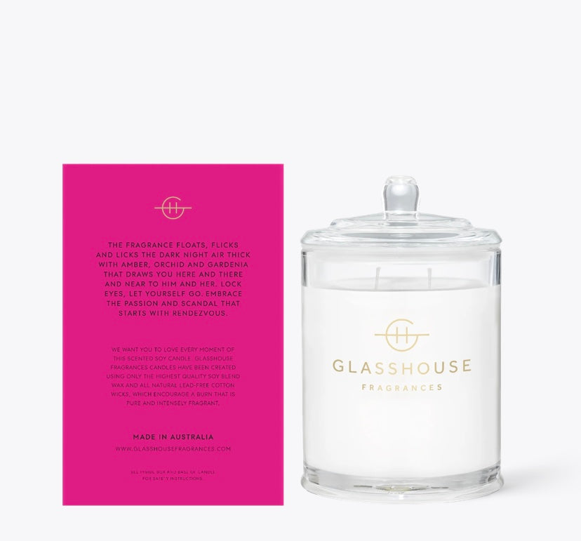 Glasshouse Fragrances Rendezvous Candle