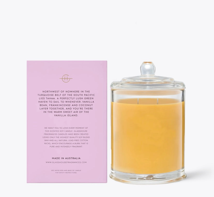 Glasshouse Fragrances Tahaa Candle