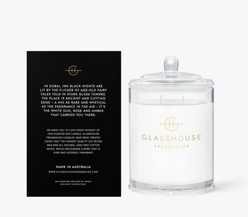 Glasshouse Fragrances Arabian Nights Candle