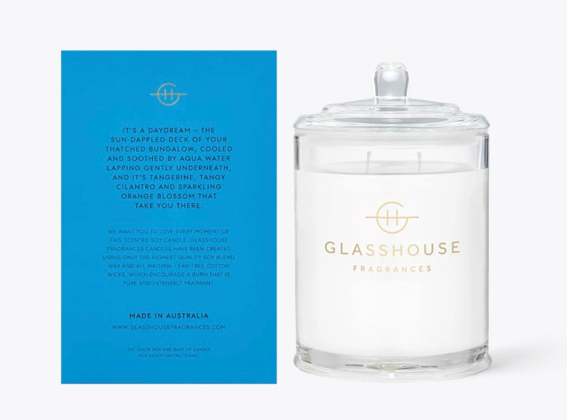 Glasshouse Fragrances Bora Bora Candle