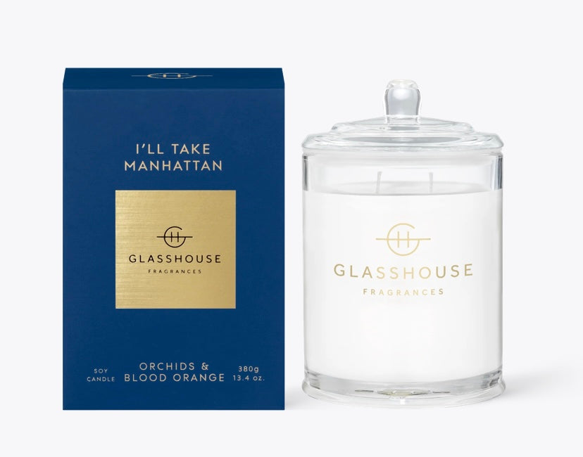 Glasshouse Fragrances I’ll Take Manhattan Candle