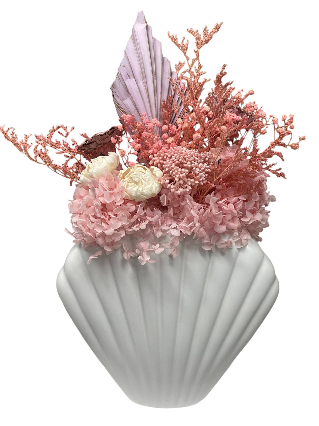 Sunset Pink Shell Vessel