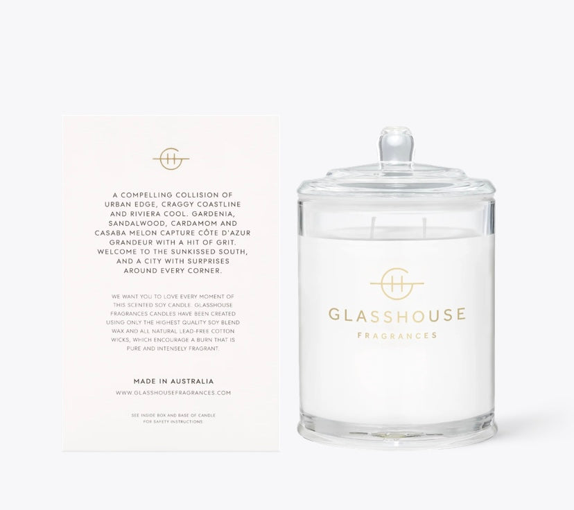 Glasshouse Fragrances Marseiille Memoir Candle